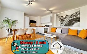 L Eiffel Disney 5Min Paris 35Min Parking Terrasse